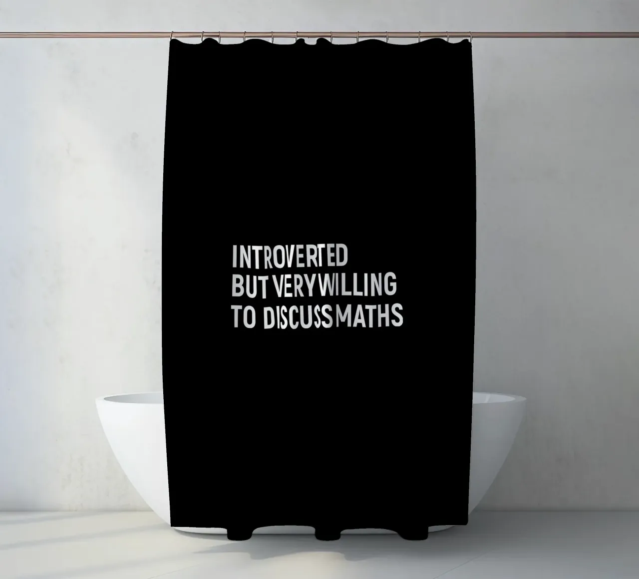 Introverted but very willing to discuss maths tenda da doccia da happieeagle
