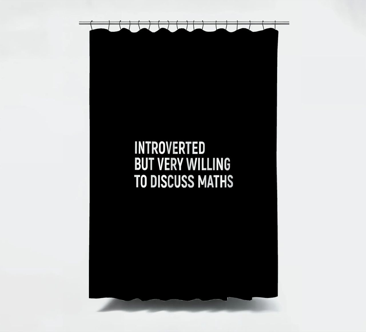 Introverted but very willing to discuss maths tenda da doccia da happieeagle