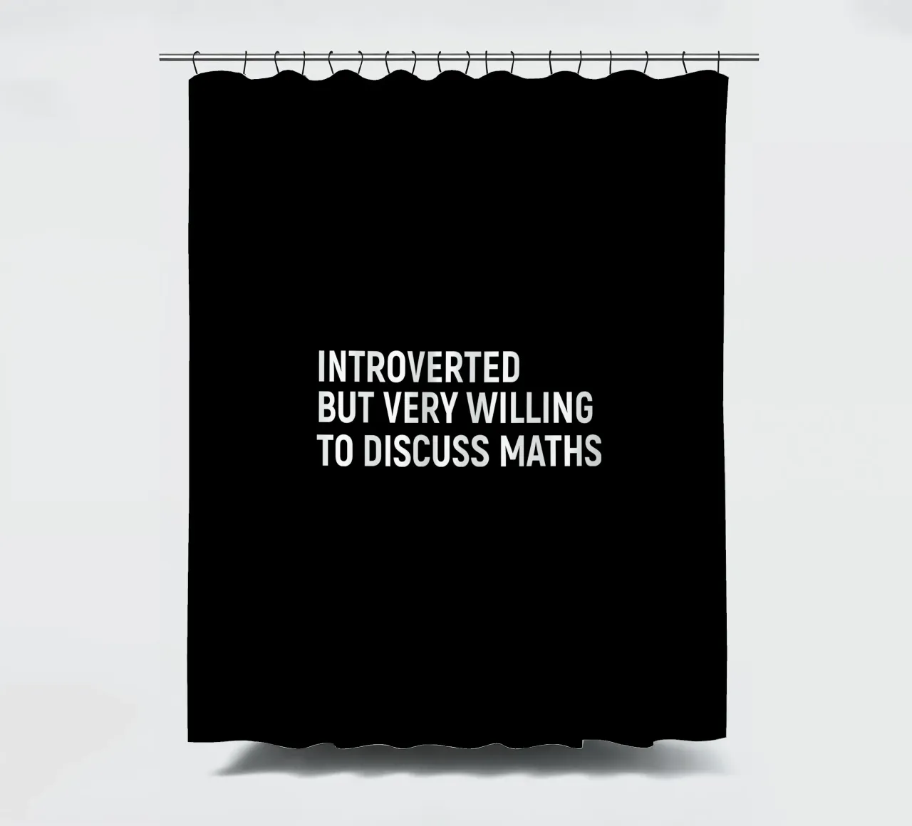 Introverted but very willing to discuss maths tenda da doccia da happieeagle