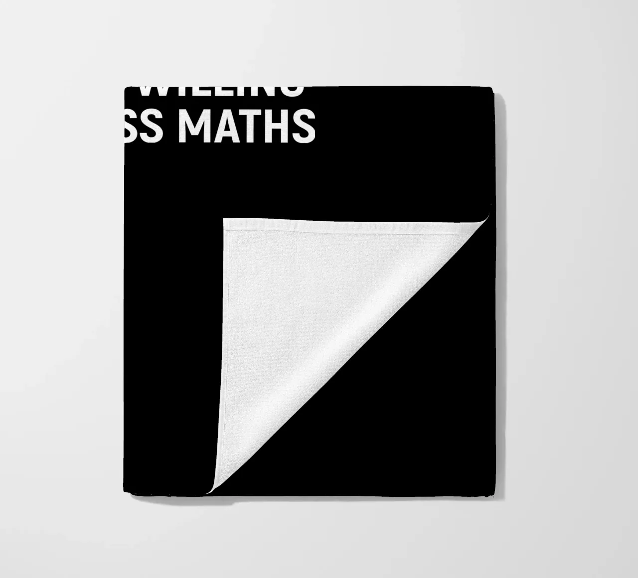 Introverted but very willing to discuss maths beach towel by happieeagle