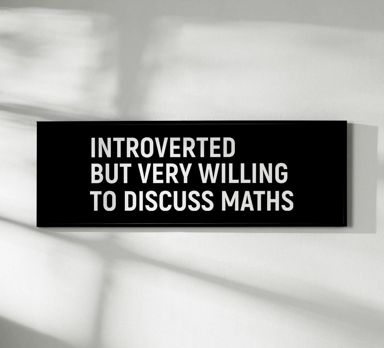 Introverted but very willing to discuss maths carta hahnemühle da happieeagle