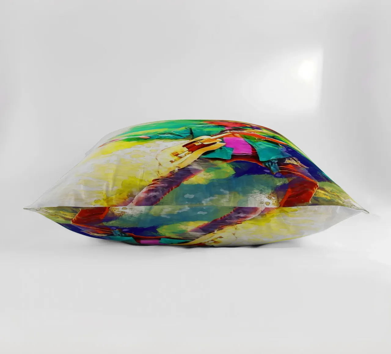 Macchia di ritratto Keith Richards cuscino da Gunawan Rb