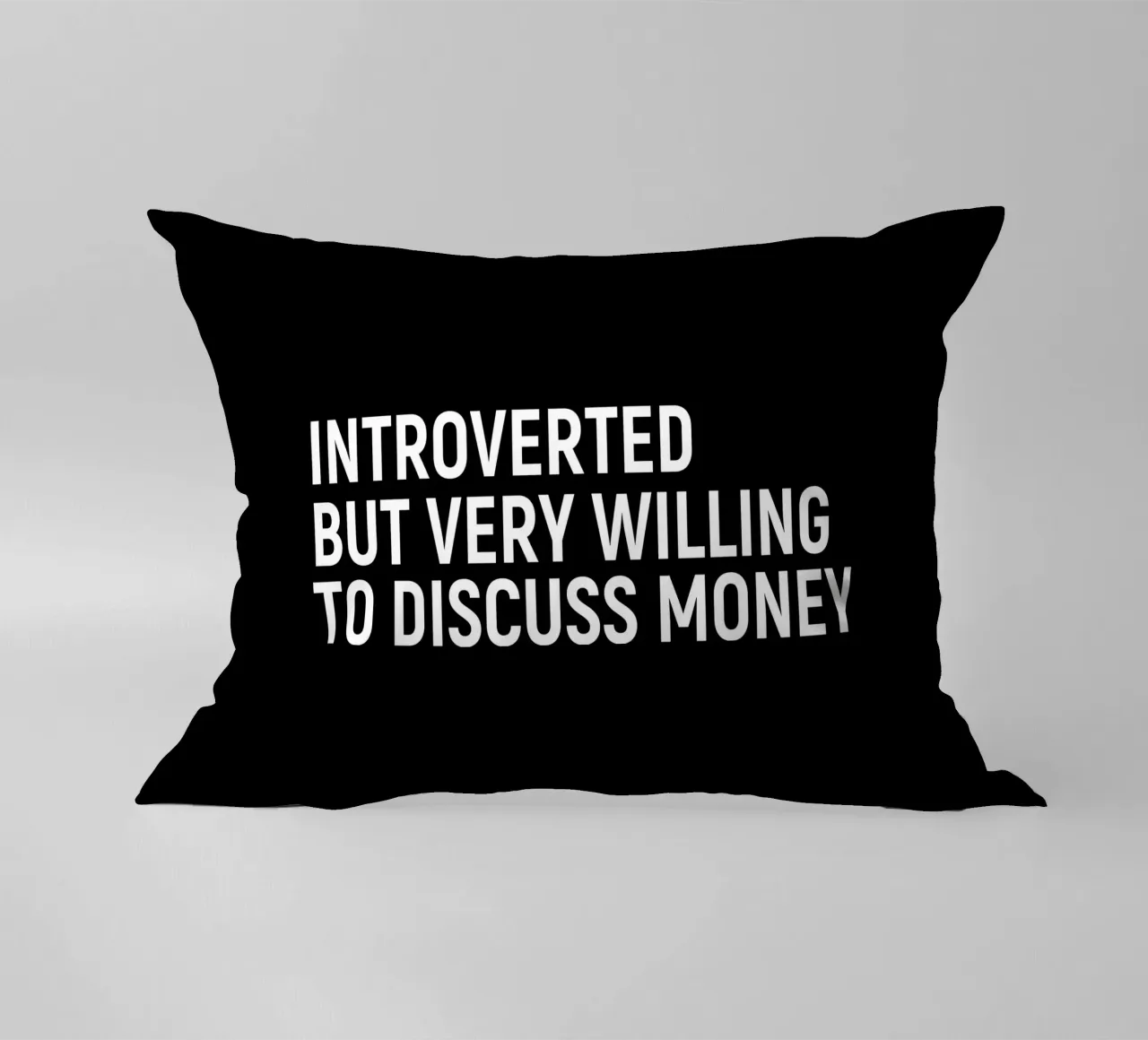 Introverted but very willing to discuss money cuscino da happieeagle