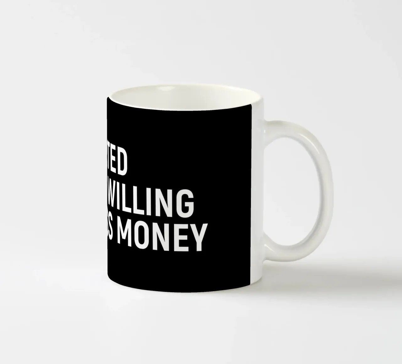 Introverted but very willing to discuss money mug en céramique de happieeagle