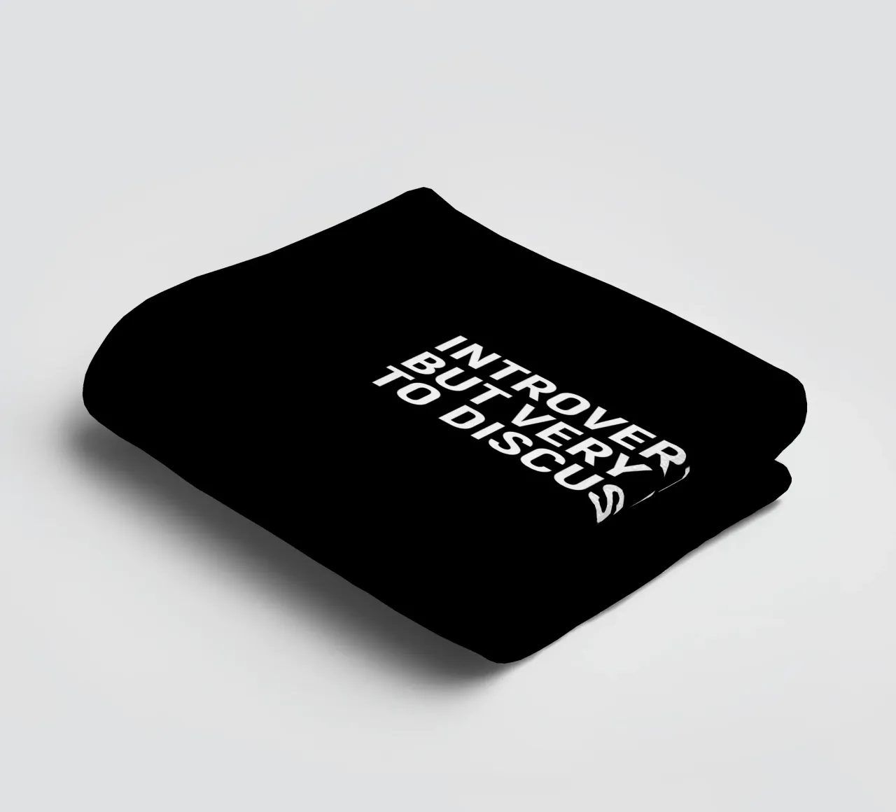 Introverted but very willing to discuss money Handtuch von happieeagle