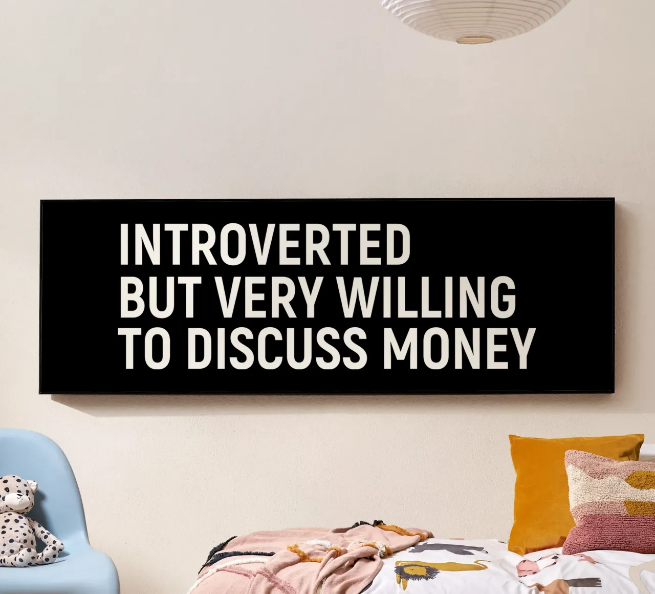 Introverted but very willing to discuss money plexiglass da happieeagle