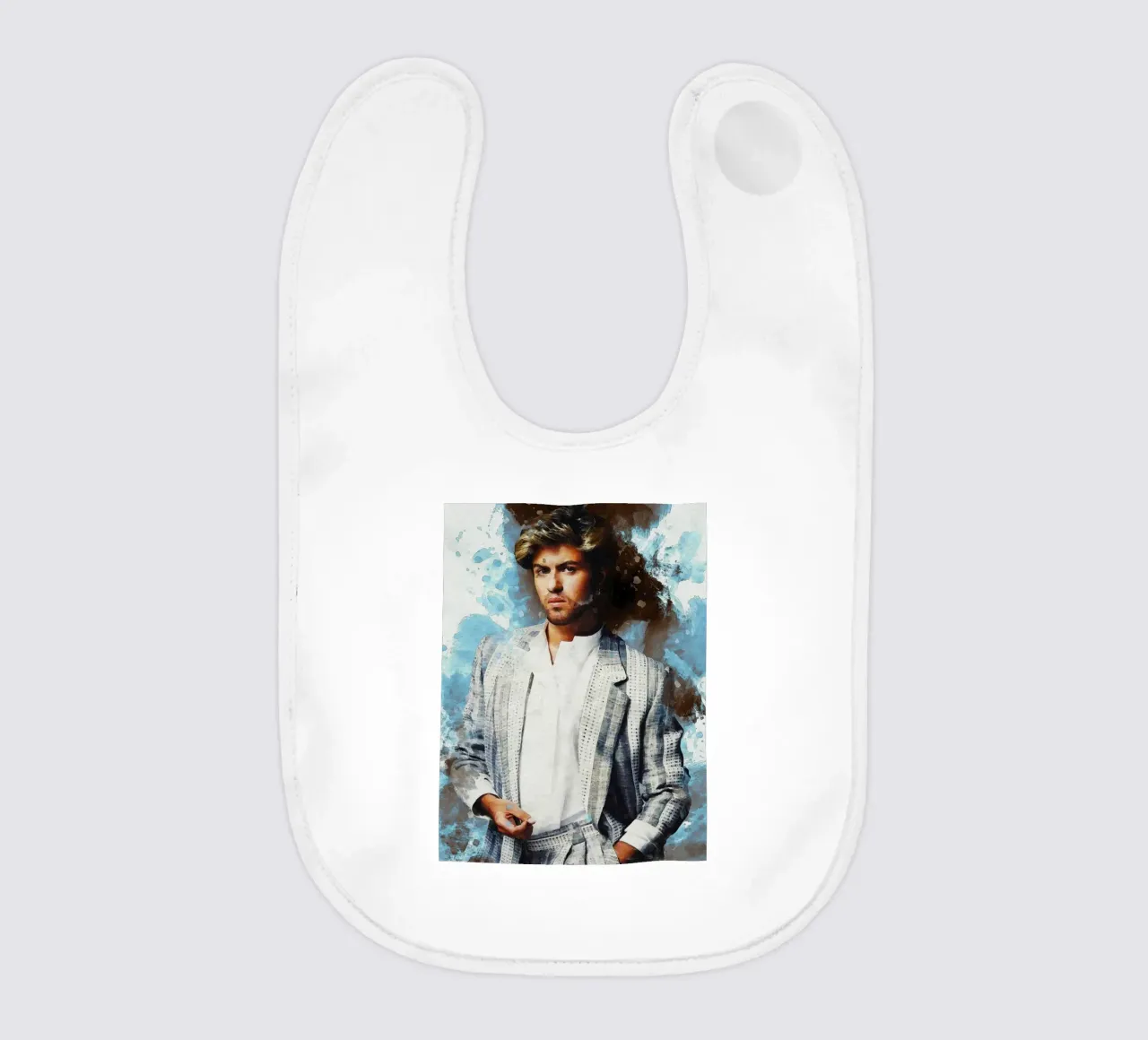 Macchia di ritratto George Michael bavaglino da Gunawan Rb