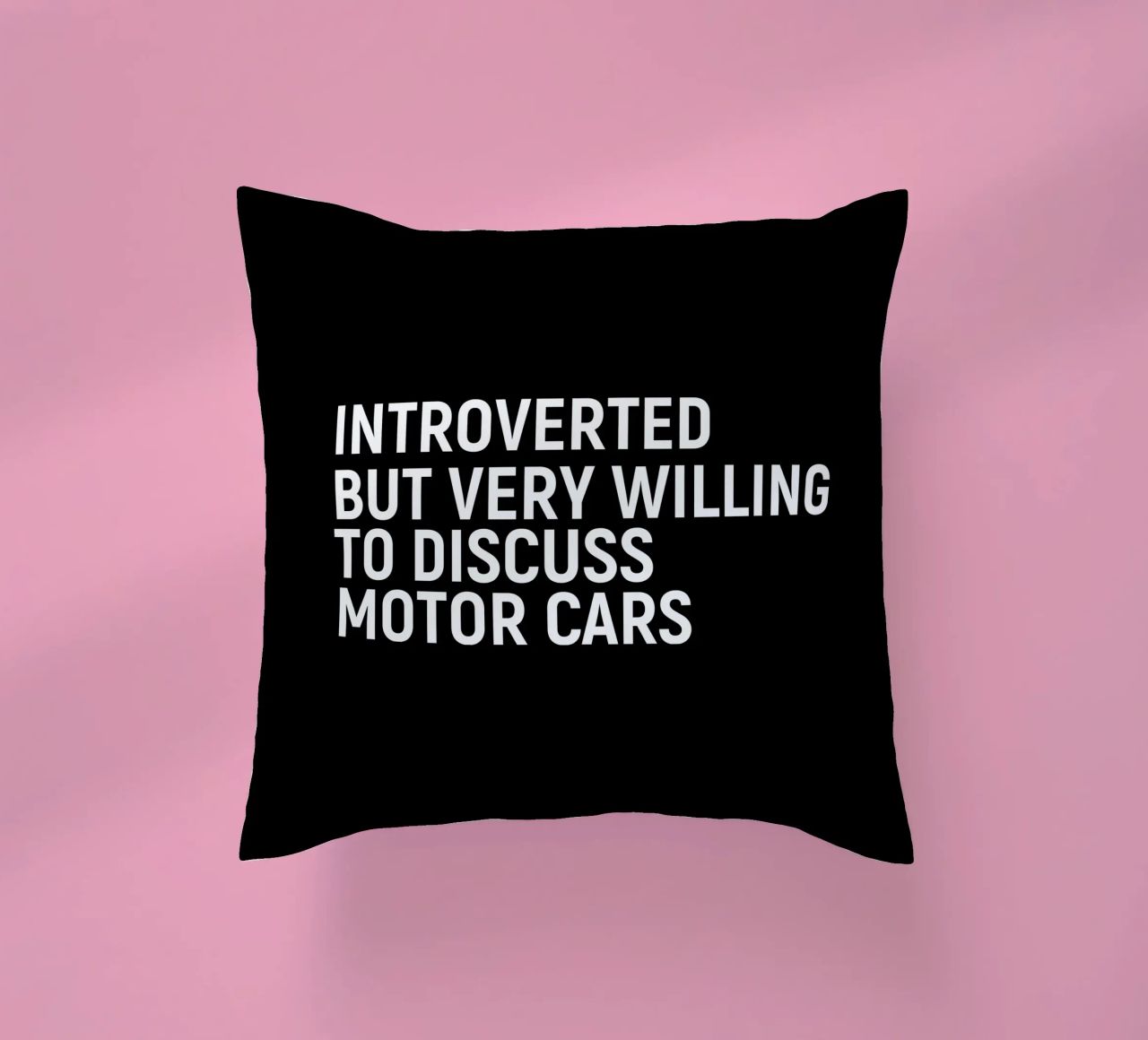 Introverted but very willing to discuss motor cars cuscino da happieeagle