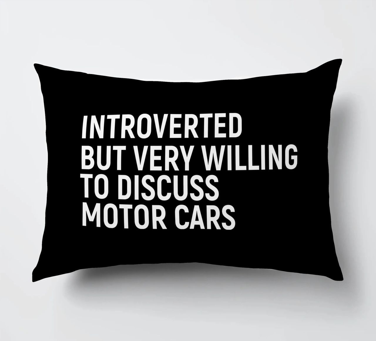 Introverted but very willing to discuss motor cars cuscino da happieeagle