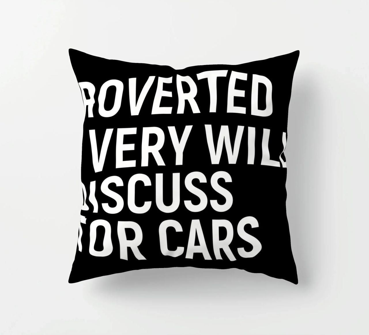 Introverted but very willing to discuss motor cars cuscino da happieeagle