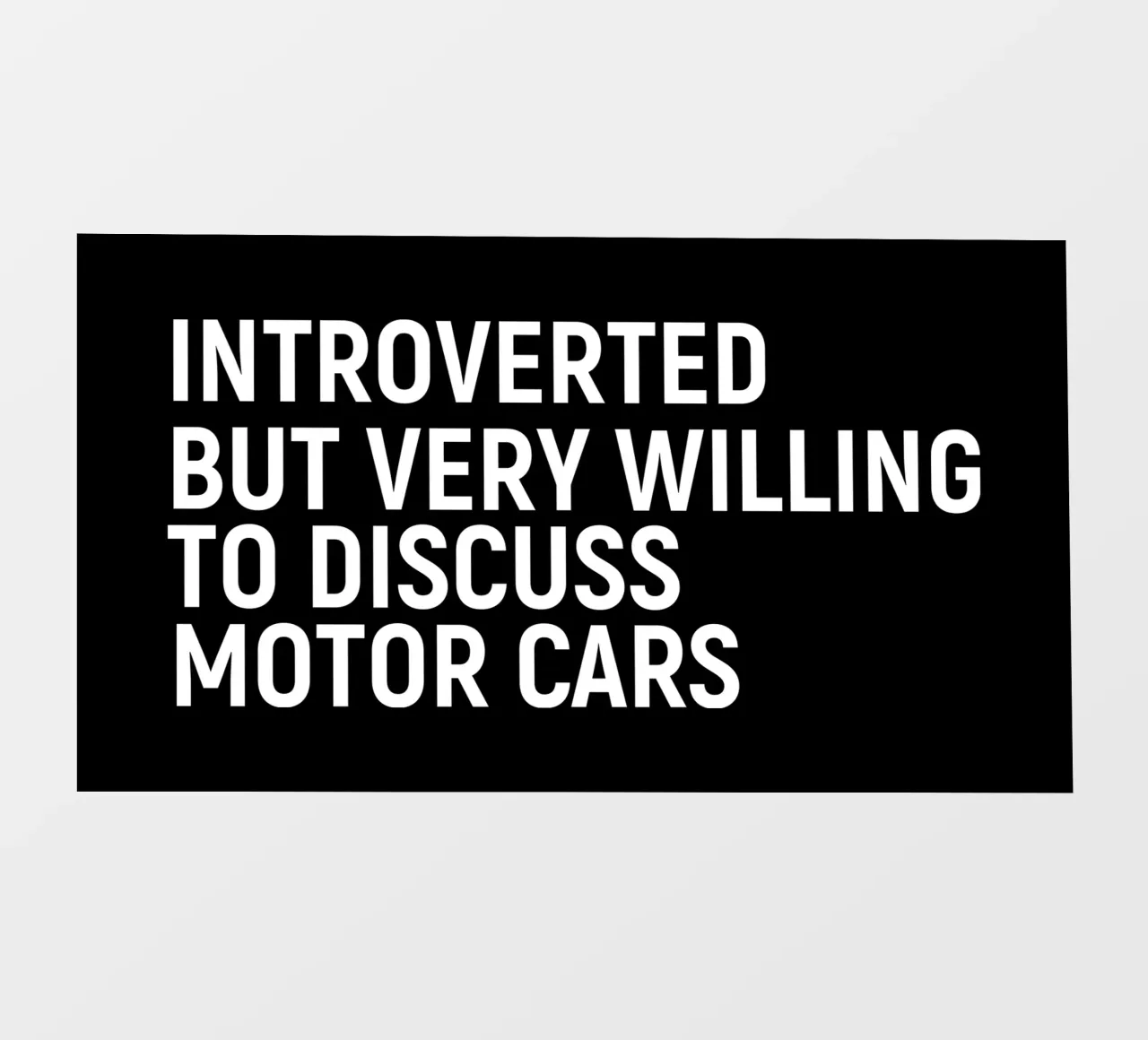 Introverted but very willing to discuss motor cars telo in pvc da happieeagle