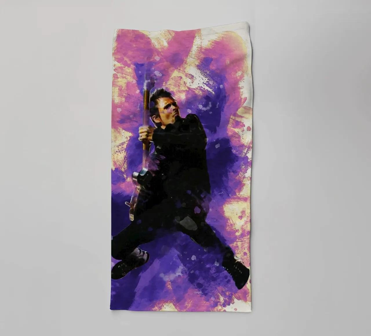 Smudge Matt Bellamy Jump towel by Gunawan Rb