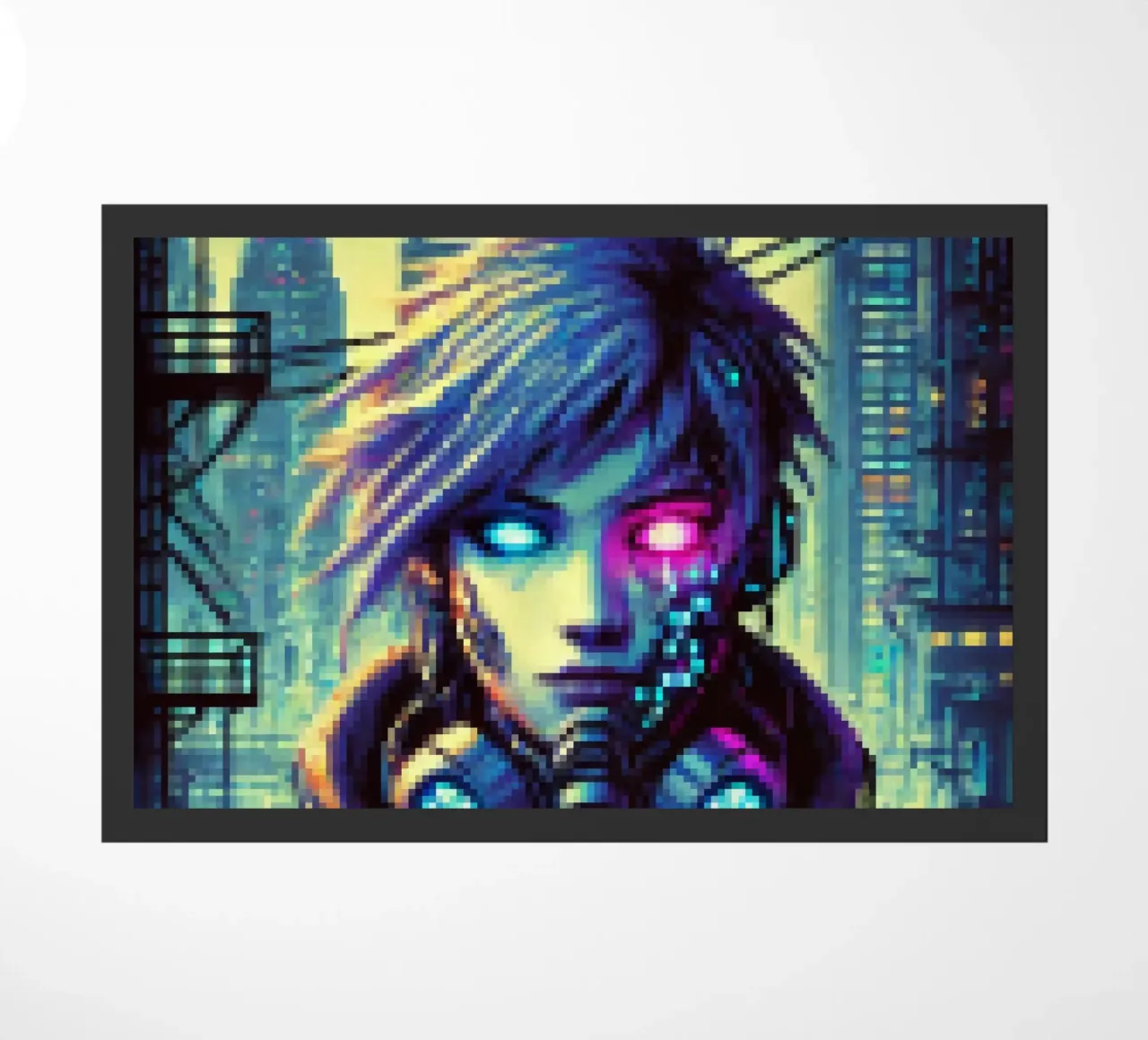 Cyberpunk - Pixelart zerbino da pixelart