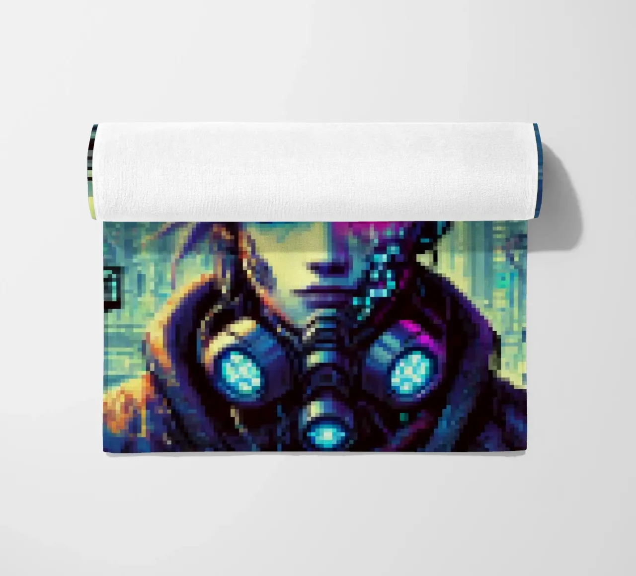 Cyberpunk - Pixelart telo mare da pixelart