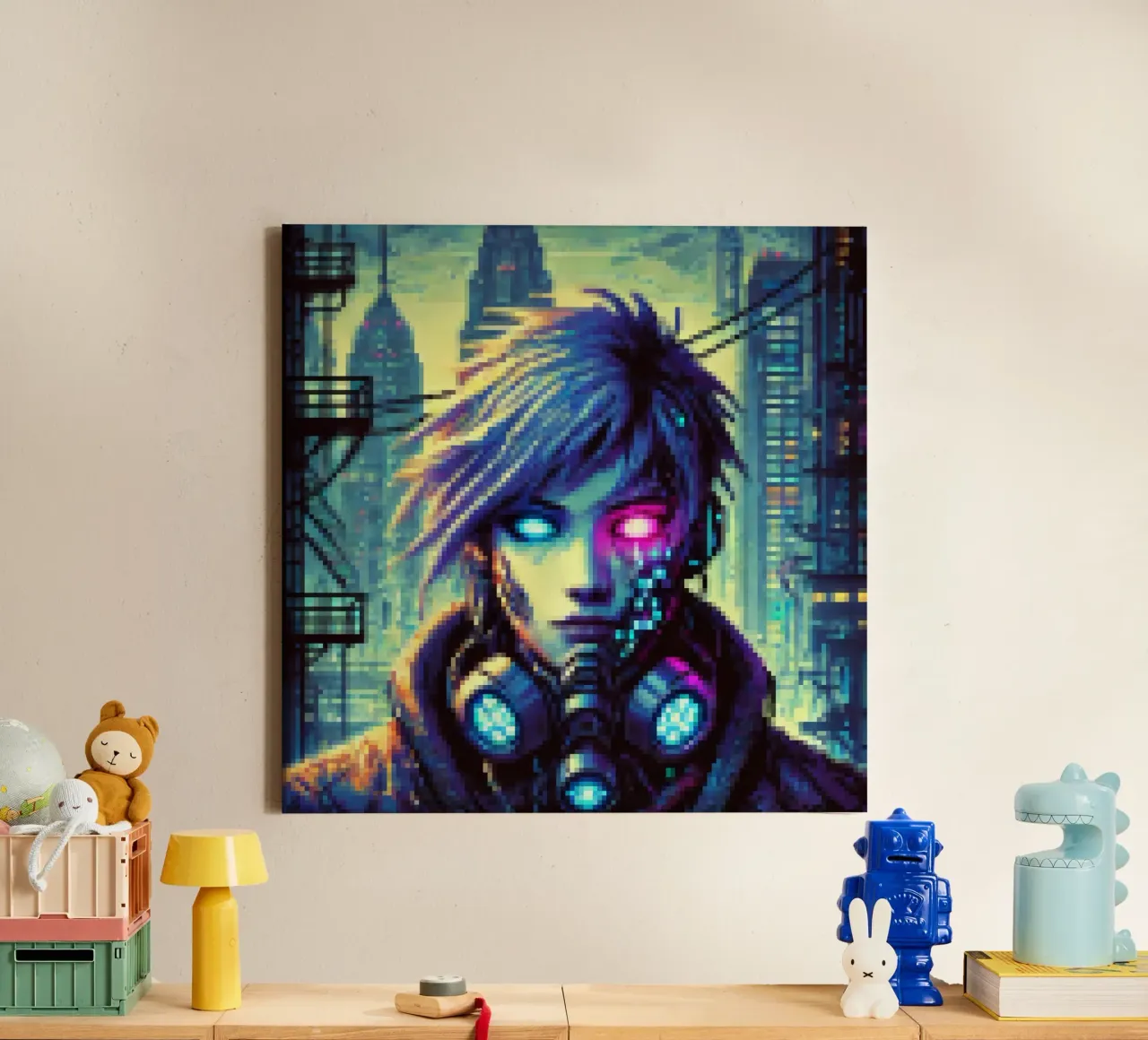 Cyberpunk - Pixelart canvas by pixelart