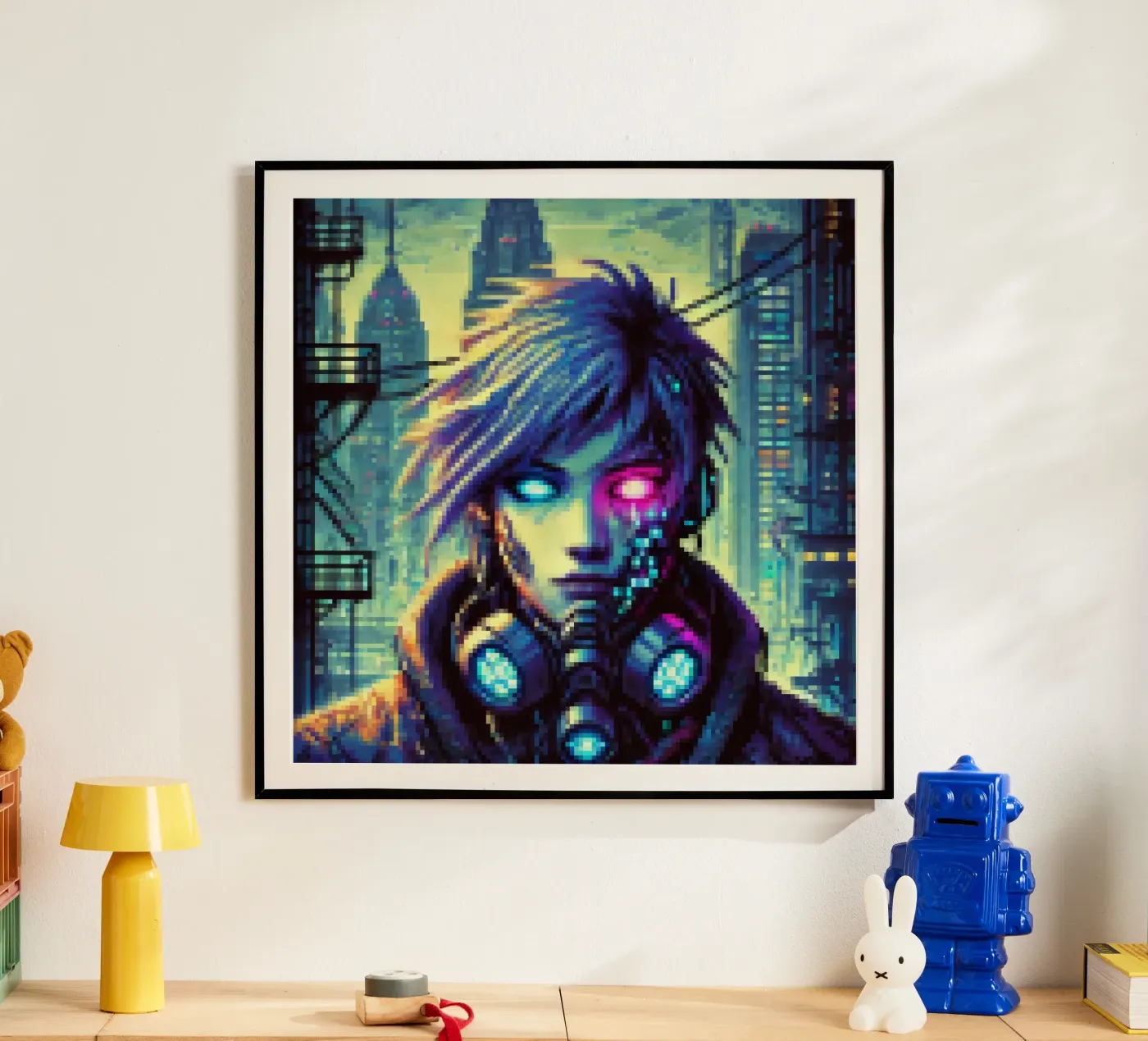 Cyberpunk - Pixelart poster da pixelart