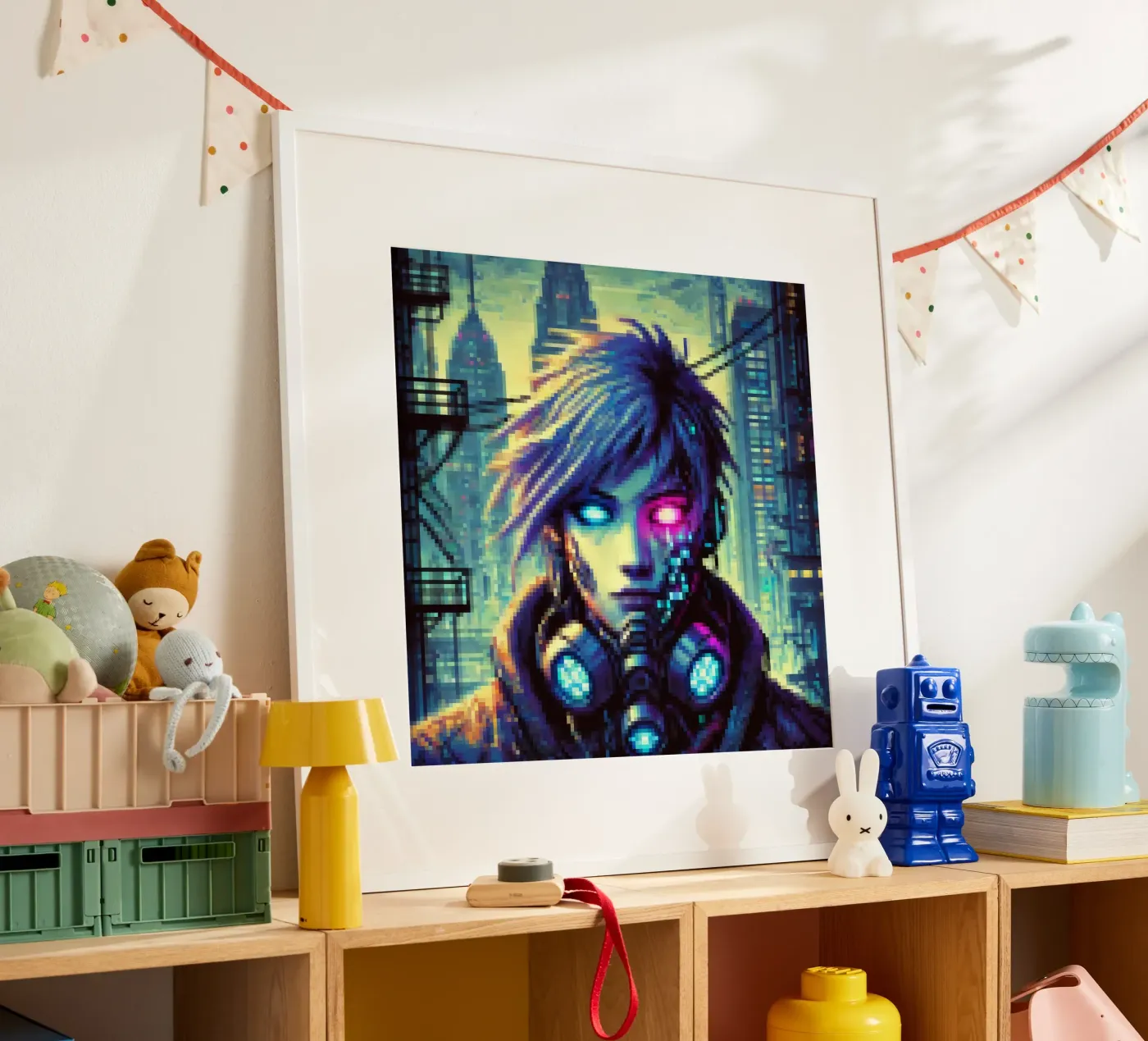 Cyberpunk - Pixelart poster da pixelart