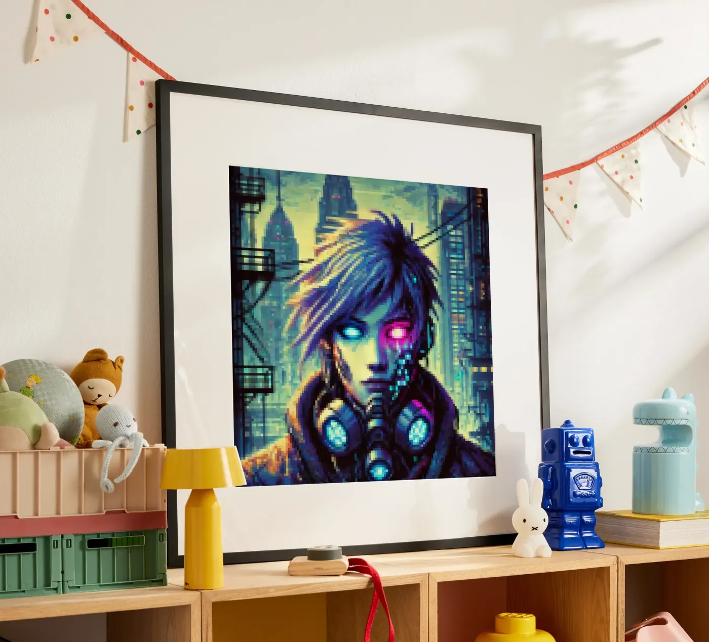 Cyberpunk - Pixelart poster da pixelart