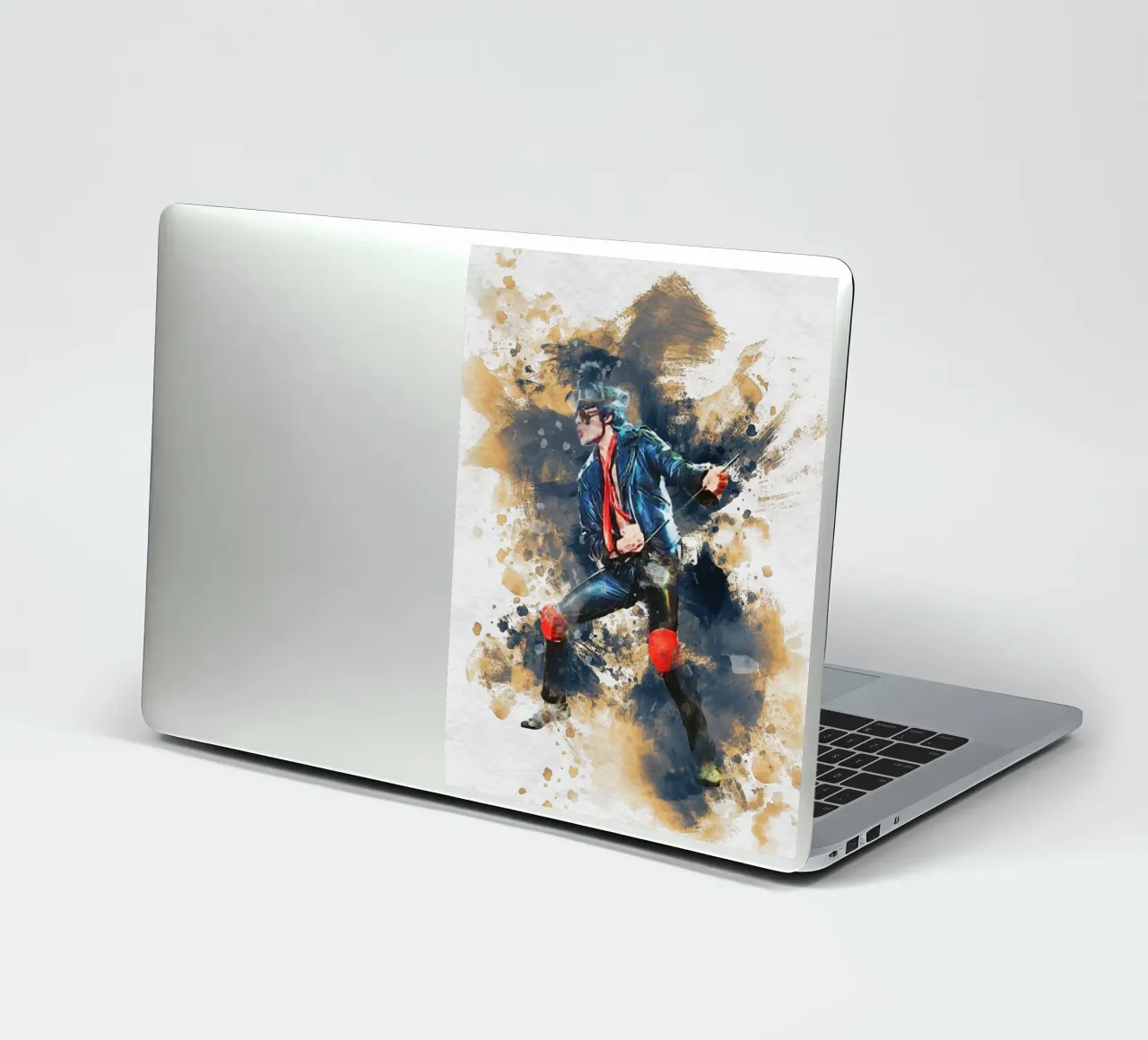 Smudge Porträt Freddie Mercury Sticker von Gunawan Rb