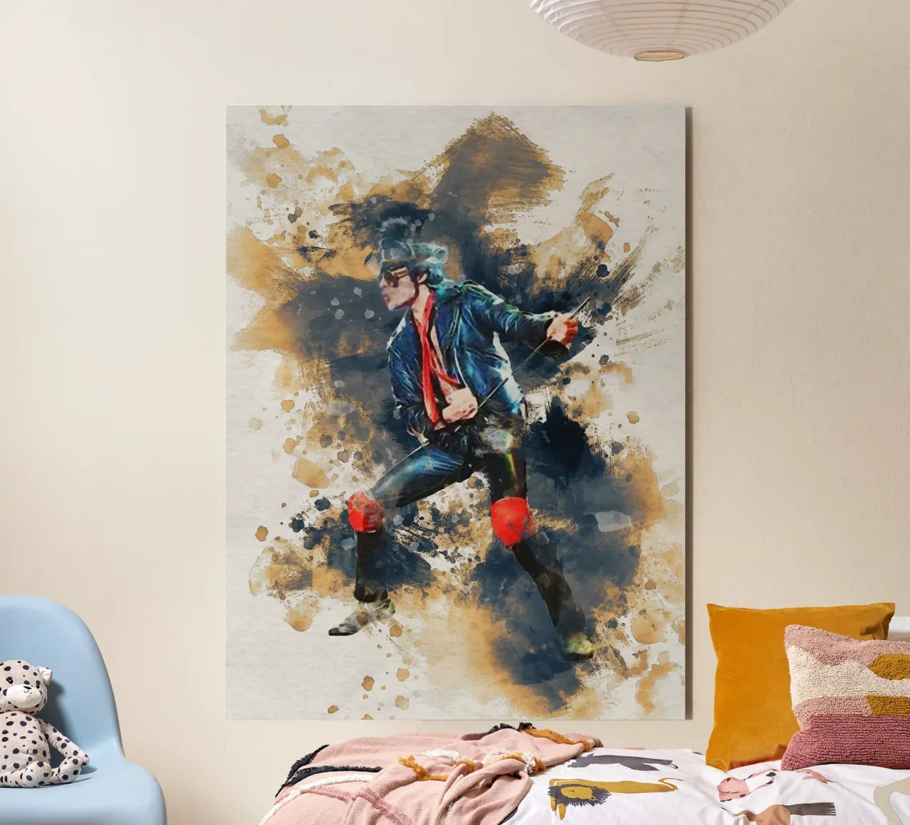 Retrato de Freddie Mercury placa de forex de Gunawan Rb