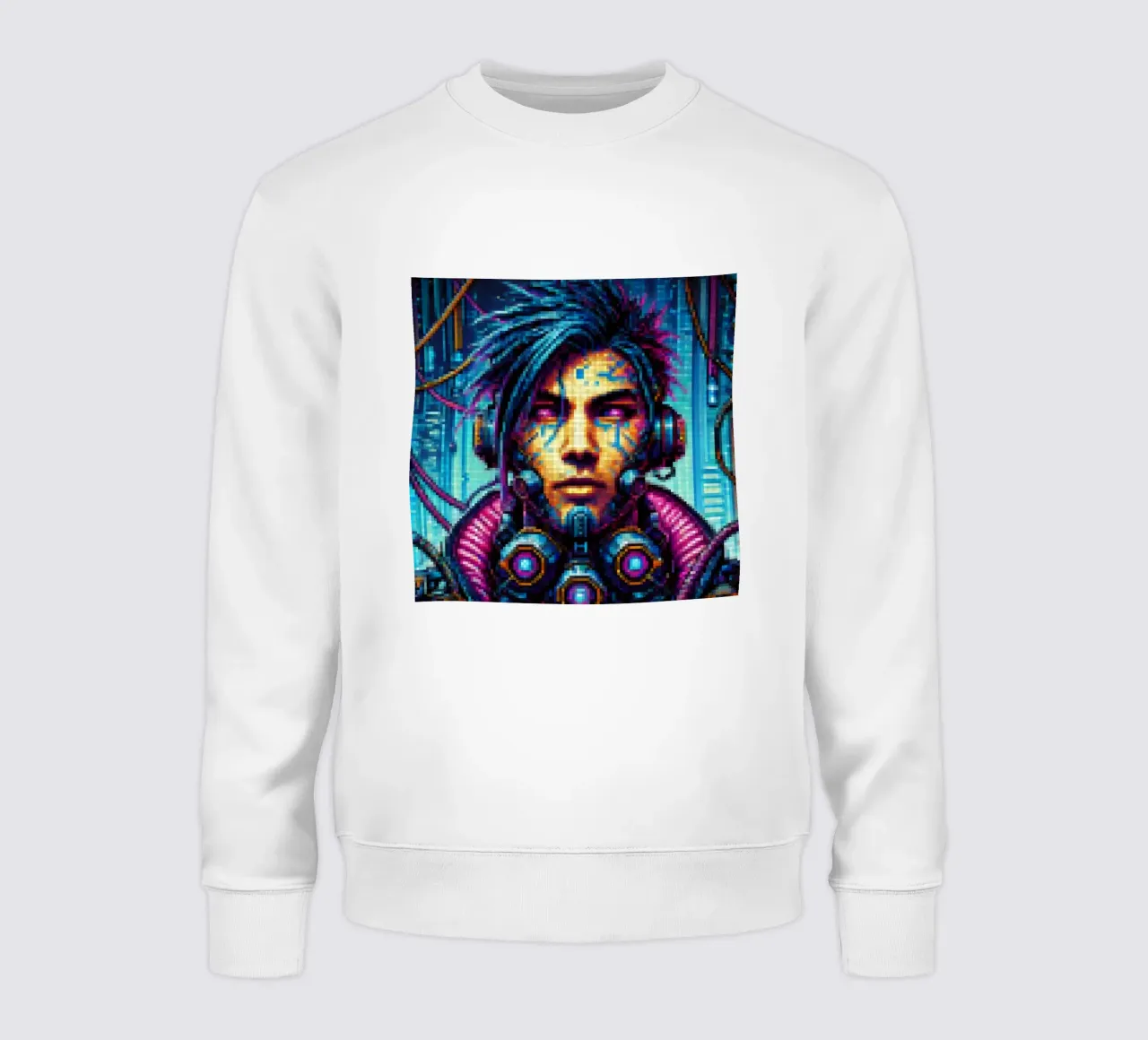 Cyberpunk - Pixelart felpa da pixelart