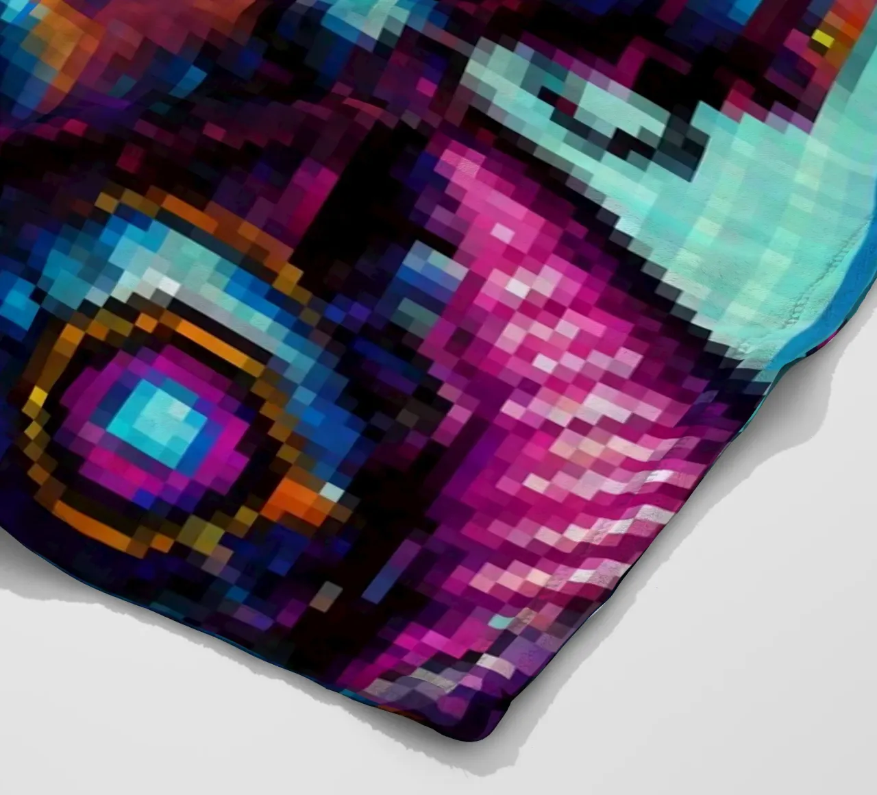 Cyberpunk - Pixelart coperta in pile da pixelart