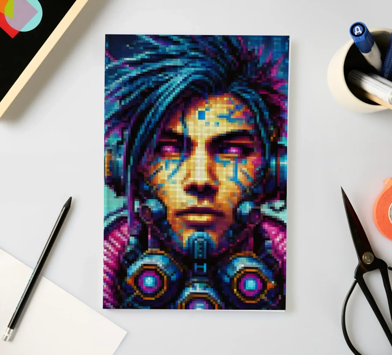 Cyberpunk - Pixelart notebook by pixelart