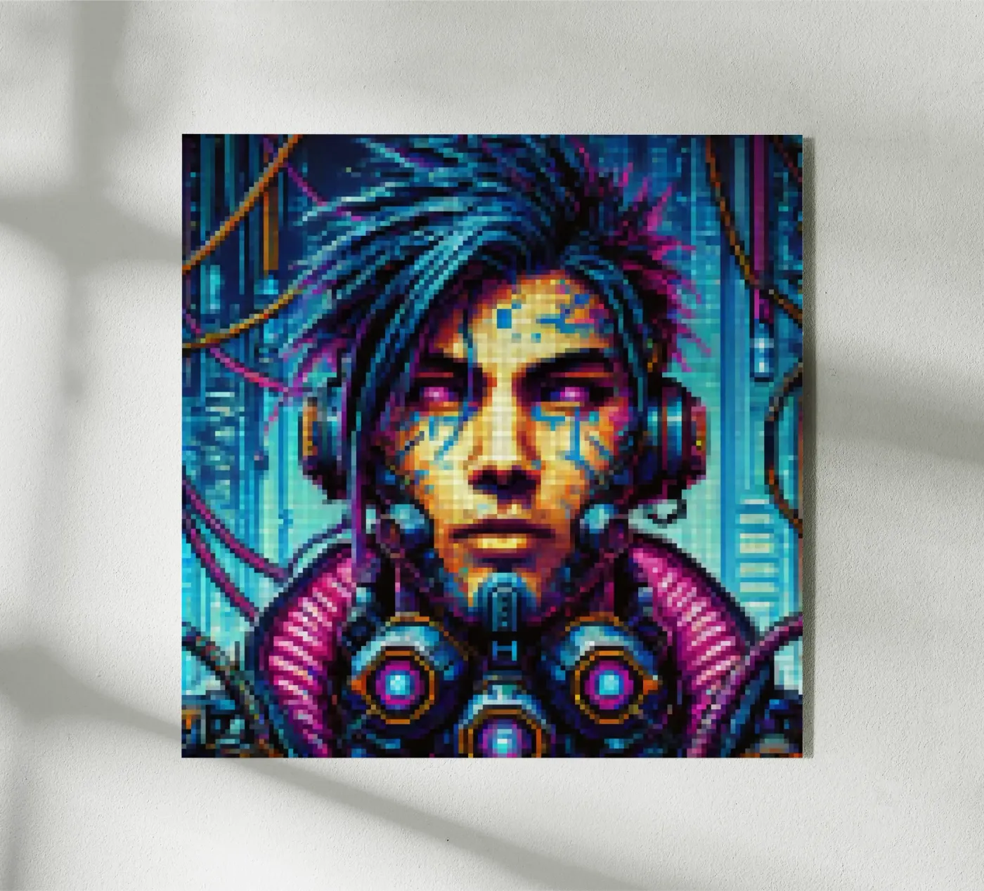 Cyberpunk - Pixelart plexiglass da pixelart