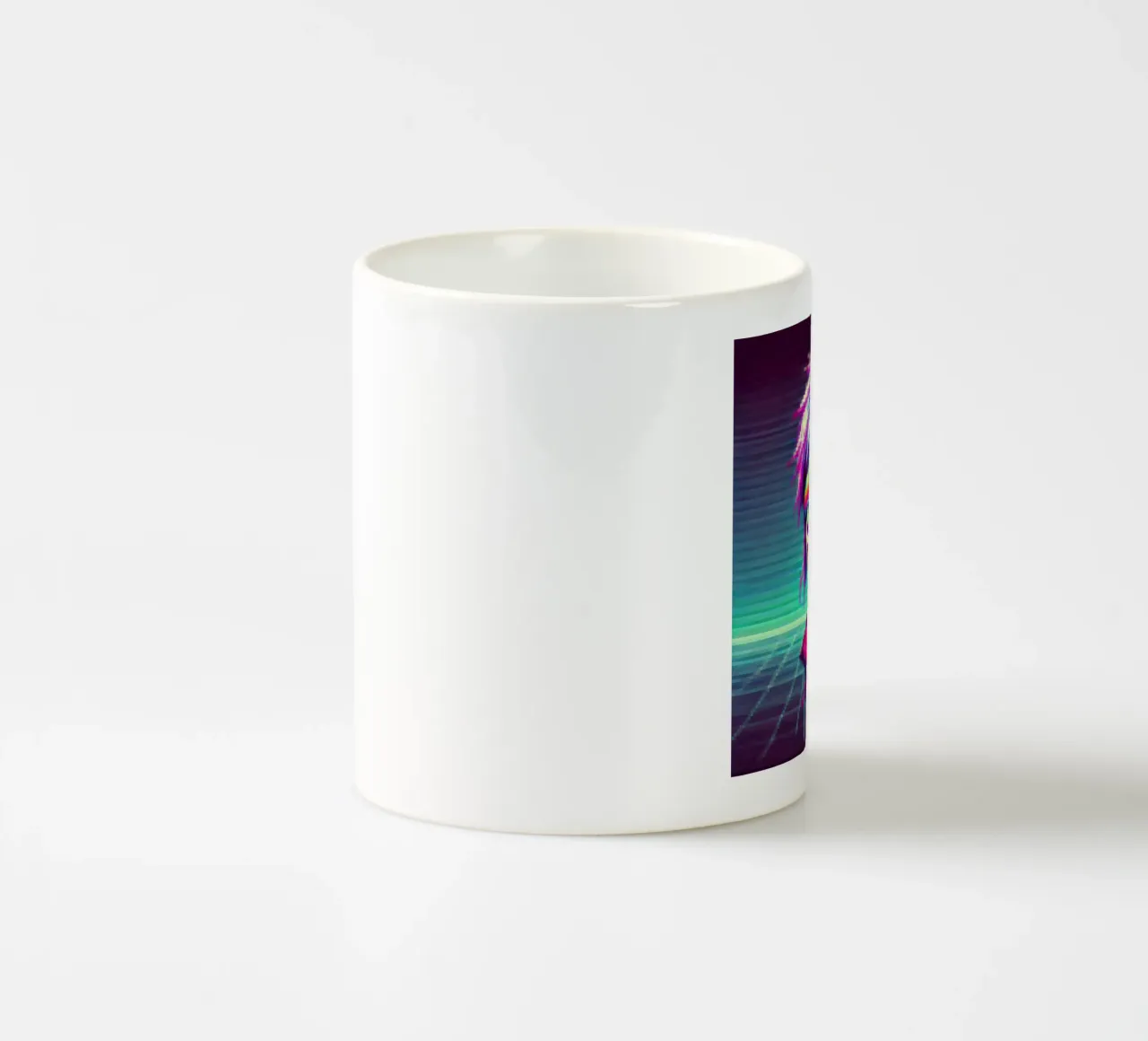 Cyberpunk - Pixelart tazza in ceramica da pixelart