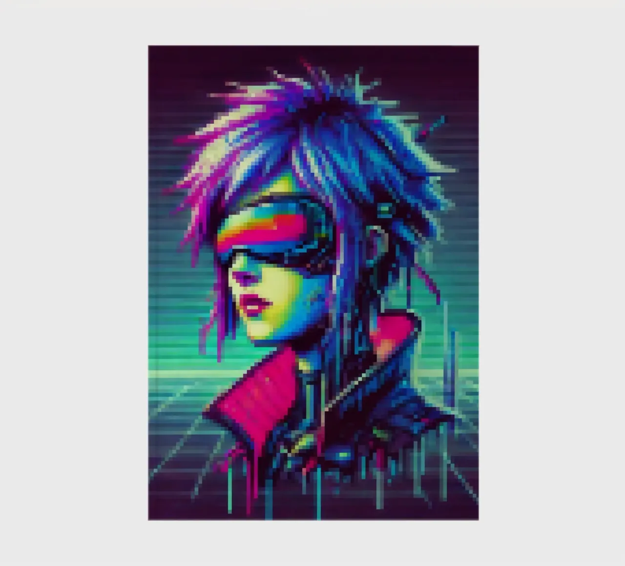 Cyberpunk - Pixelart notebook by pixelart