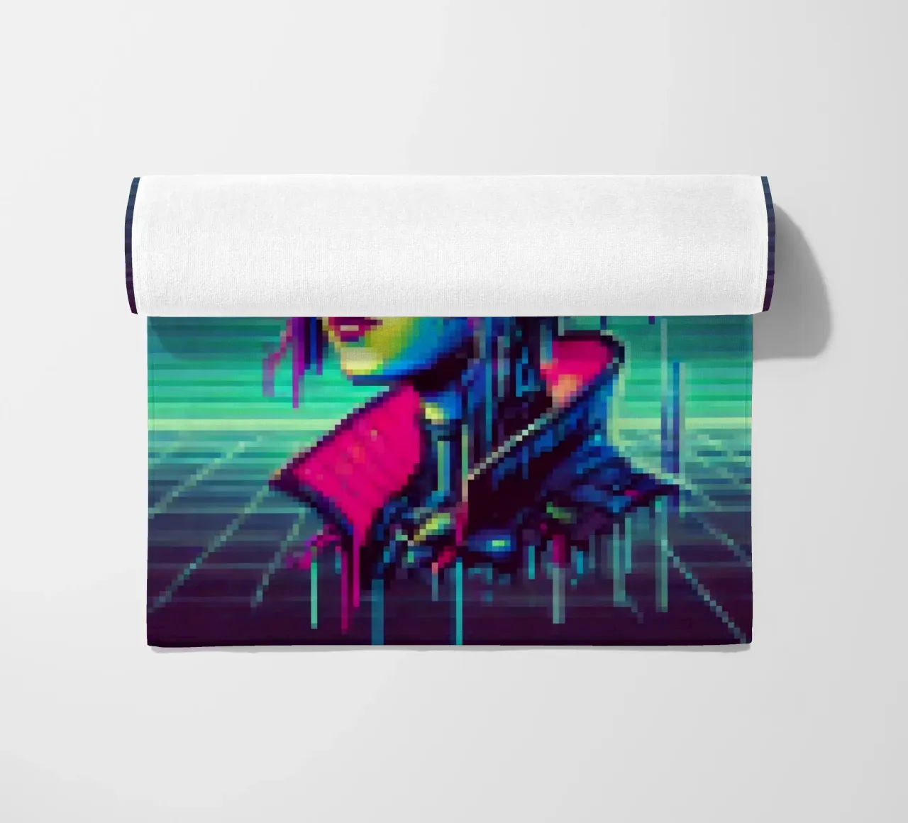 Cyberpunk - Pixelart telo mare da pixelart