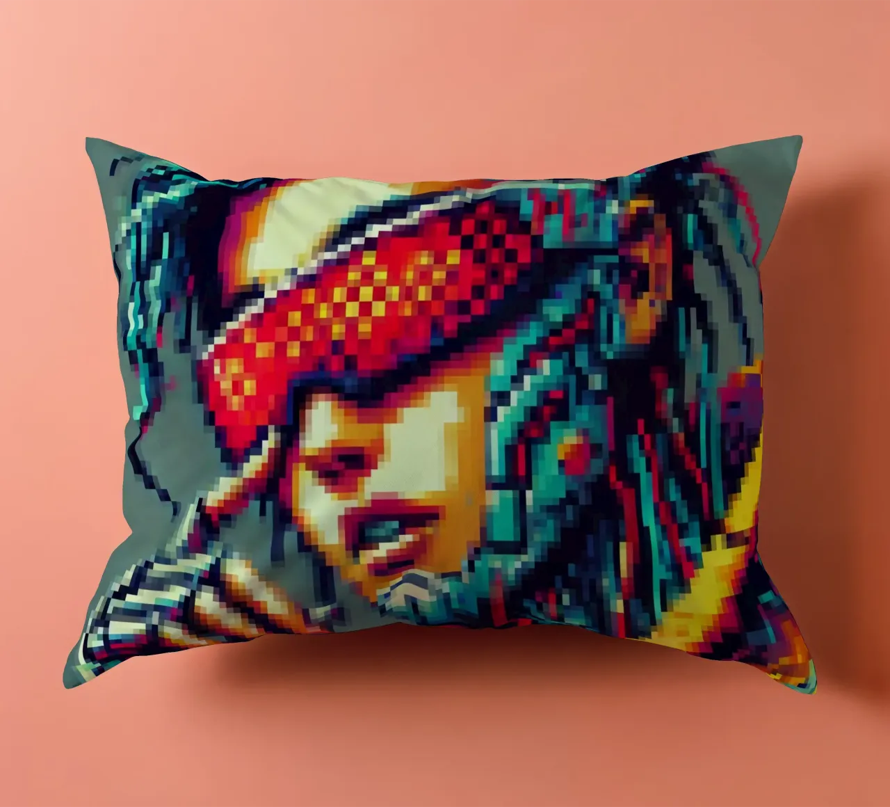 Cyberpunk - Pixelart cuscino da pixelart