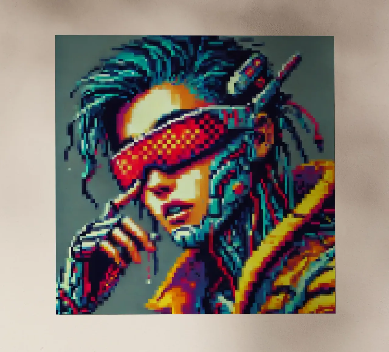 Cyberpunk - Pixelart pellicola backlit da pixelart