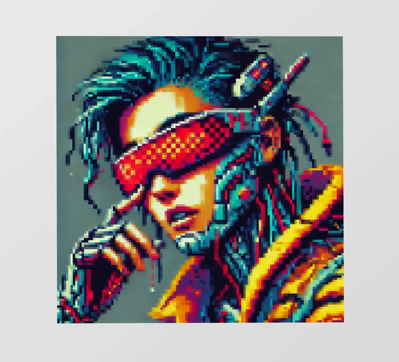 Cyberpunk - Pixelart pellicola backlit da pixelart