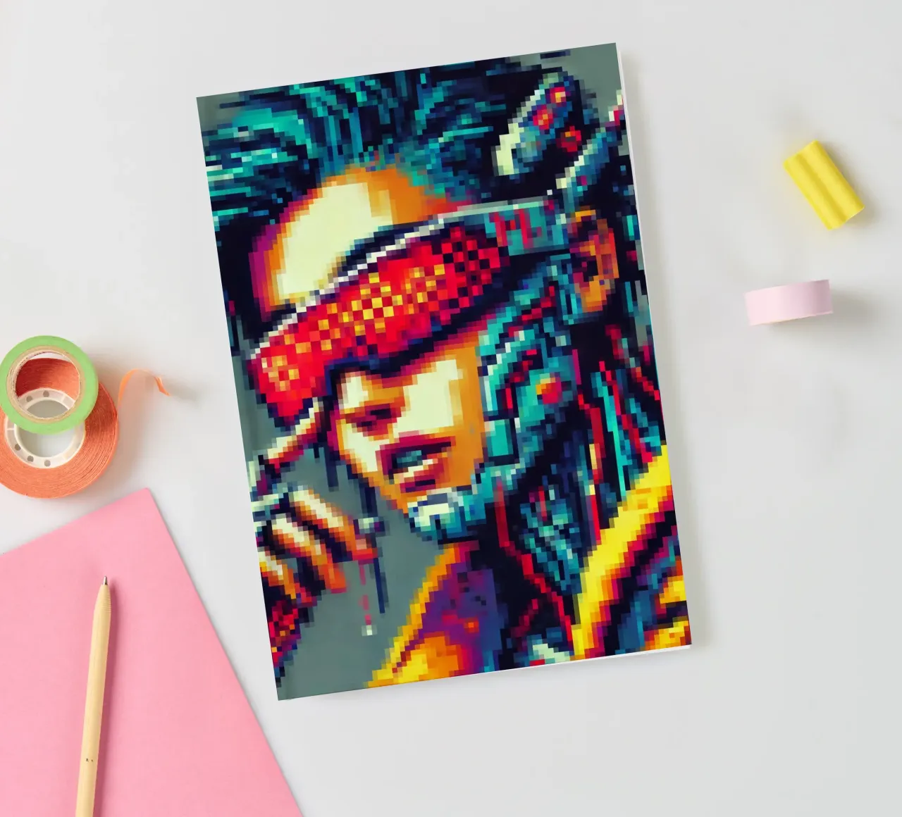 Cyberpunk - Pixelart notebook by pixelart