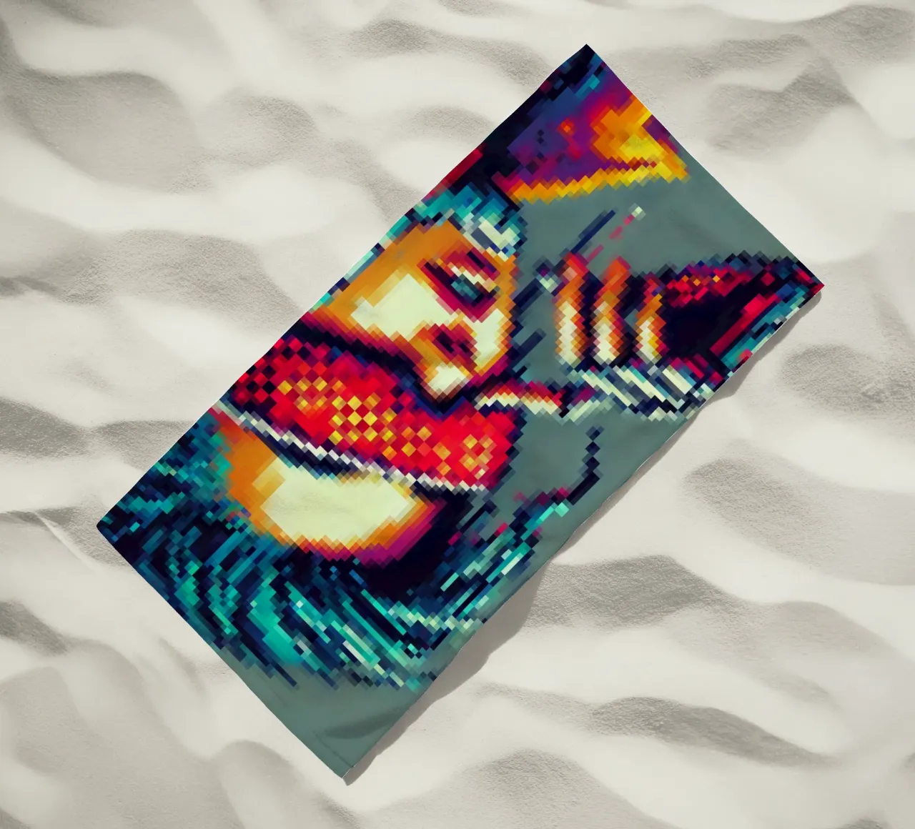 Cyberpunk - Pixelart telo mare da pixelart