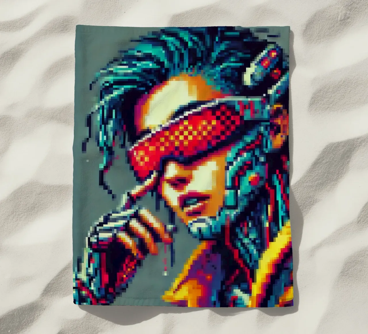 Cyberpunk - Pixelart telo mare da pixelart