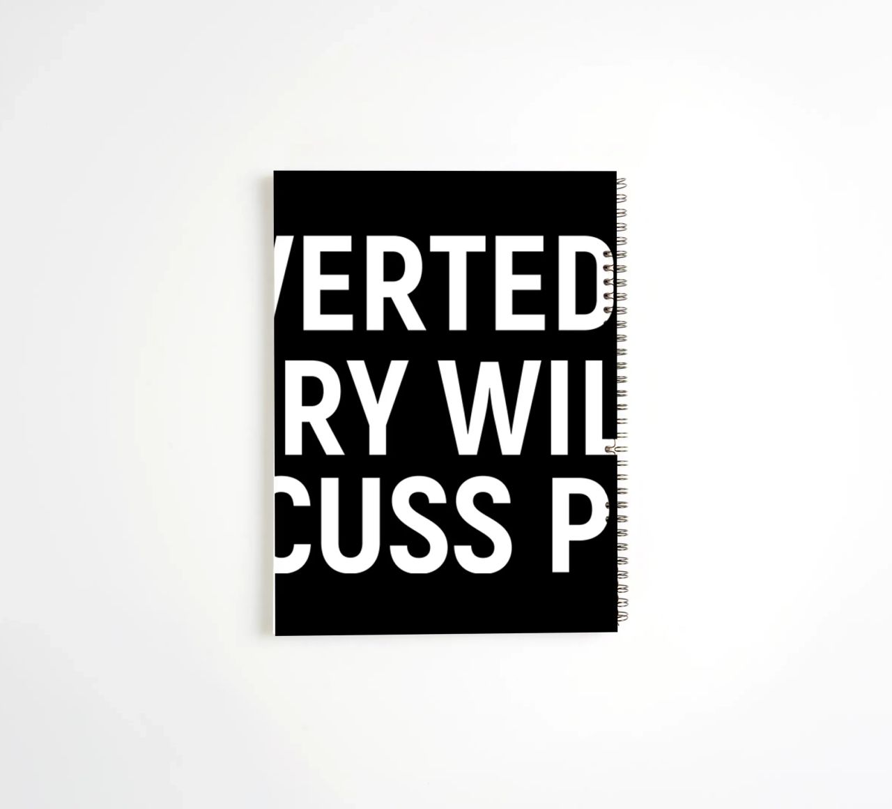 Introverted but very willing to discuss physics spiral notebook by happieeagle