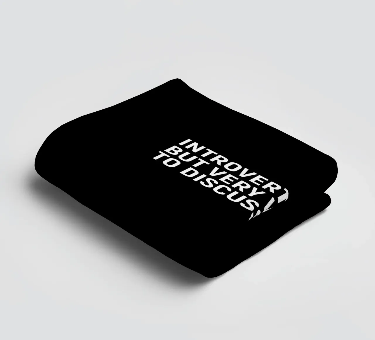 Introverted but very willing to discuss physics serviette de bain de happieeagle
