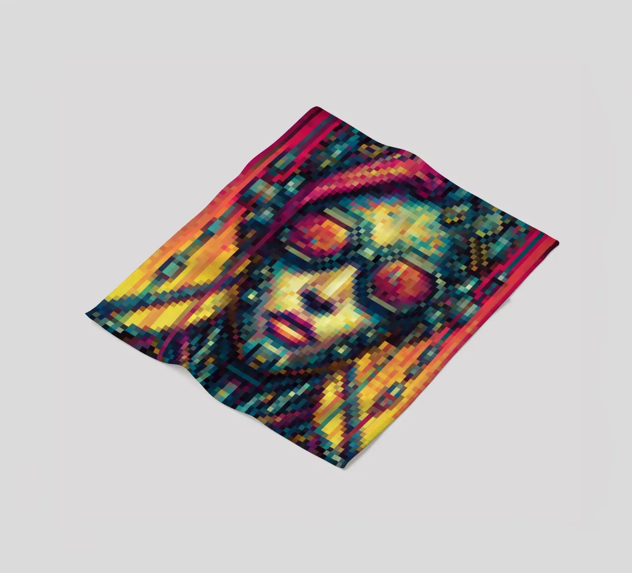 Cyberpunk - Pixelart coperta in pile da pixelart