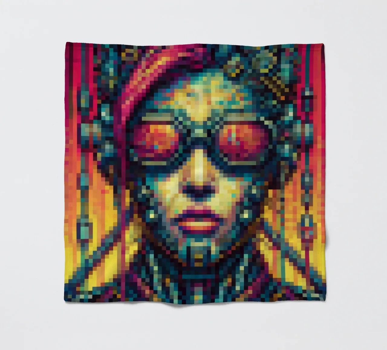 Cyberpunk - Pixelart coperta in pile da pixelart
