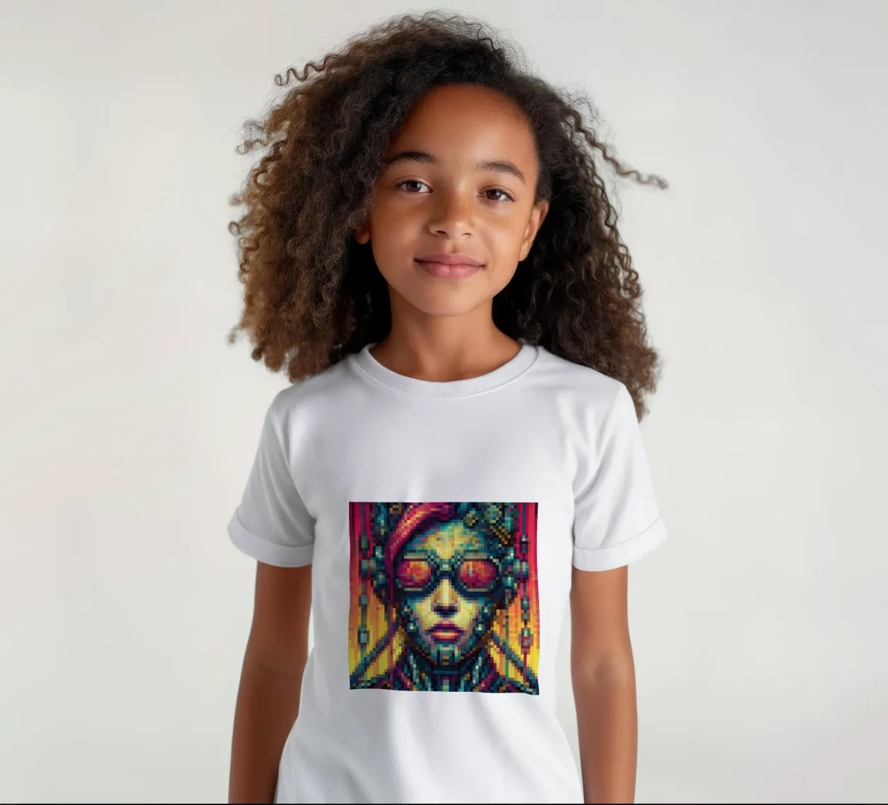 Cyberpunk - Pixelart t-shirt bambini da pixelart