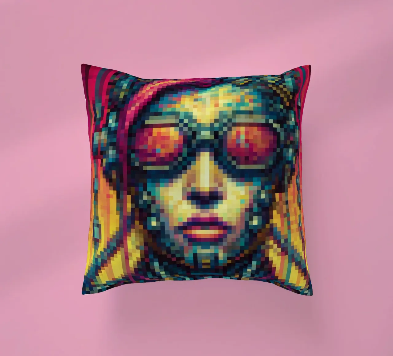 Cyberpunk - Pixelart cuscino da pixelart