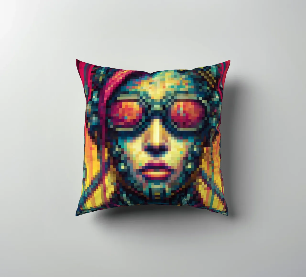 Cyberpunk - Pixelart cuscino da pixelart
