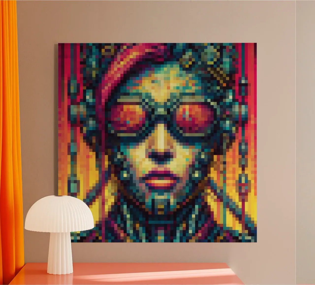 Cyberpunk - Pixelart plexiglass da pixelart