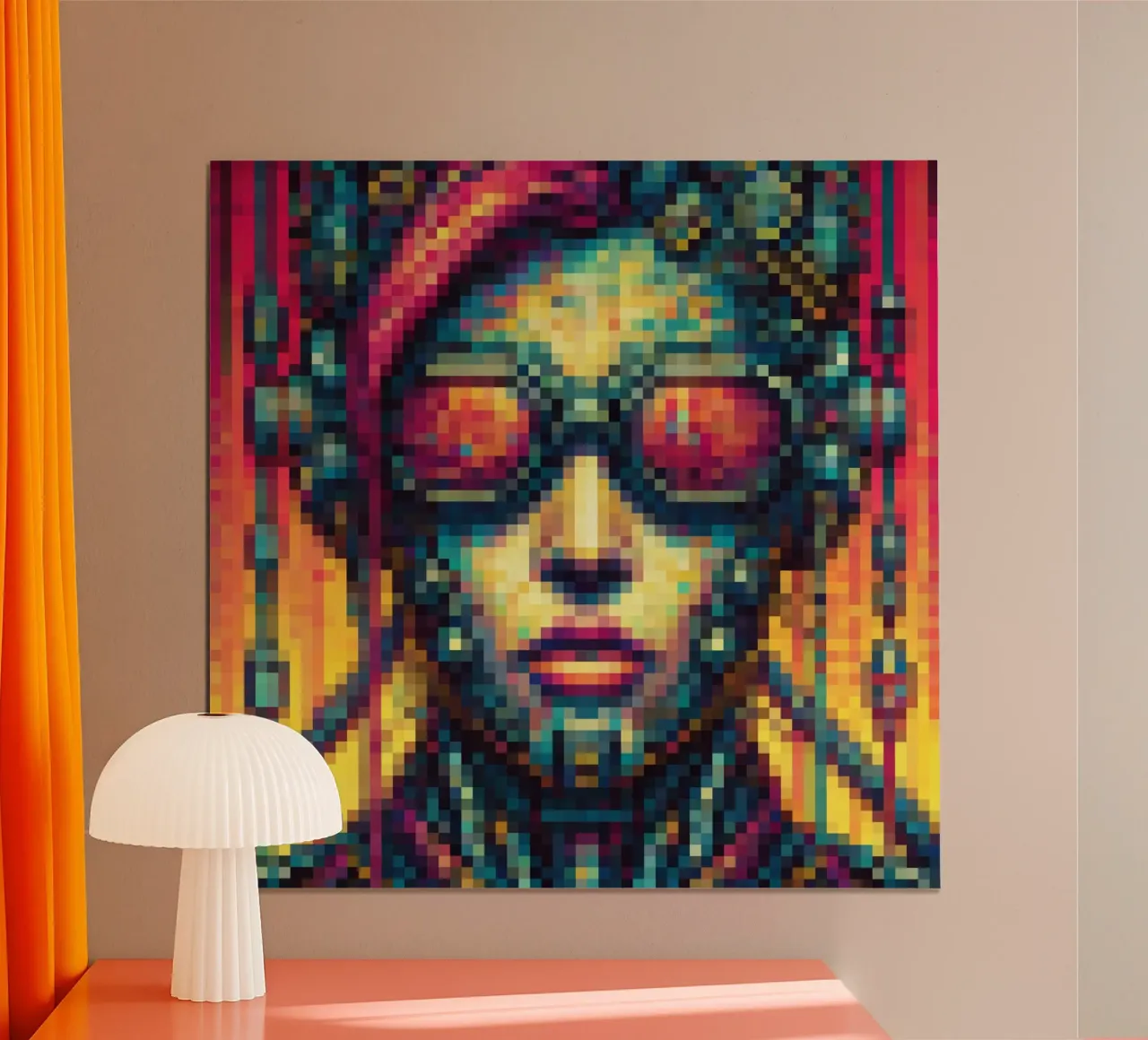 Cyberpunk - Pixelart carta hahnemühle da pixelart