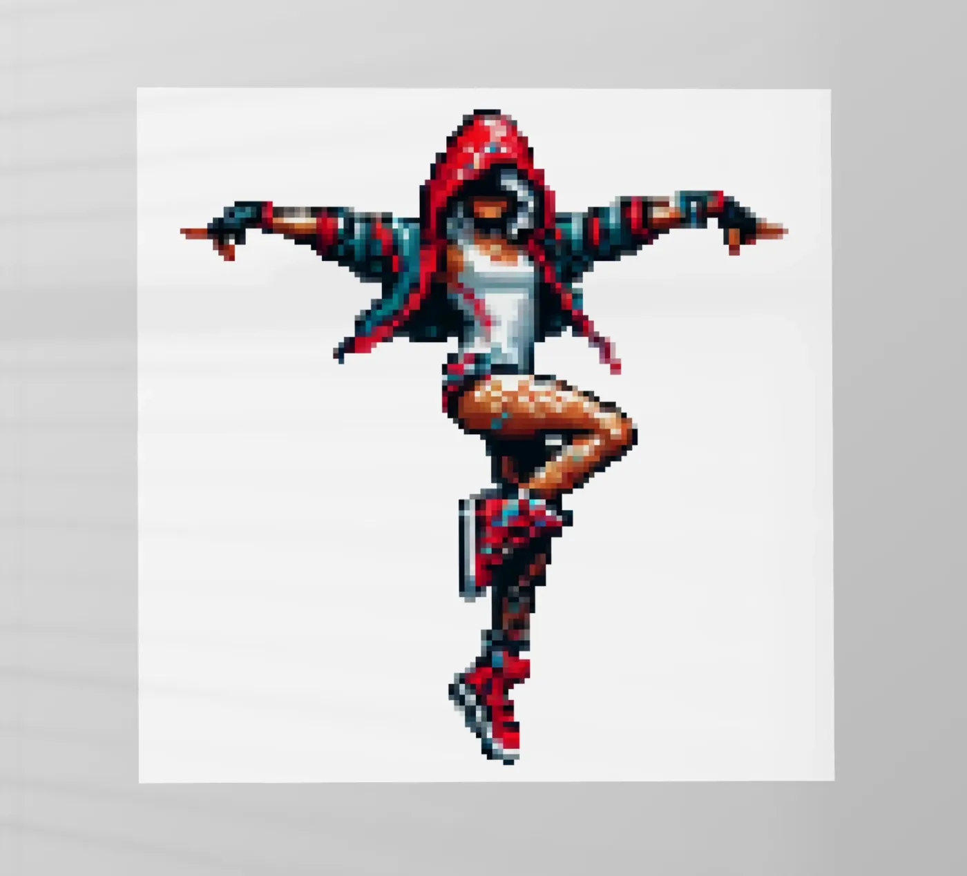 Danza - Pixelart pellicola backlit da pixelart