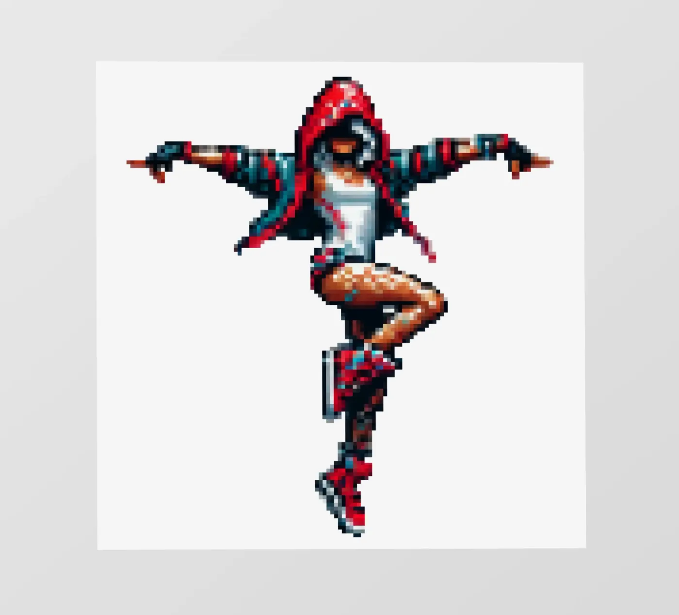 Danza - Pixelart pellicola backlit da pixelart