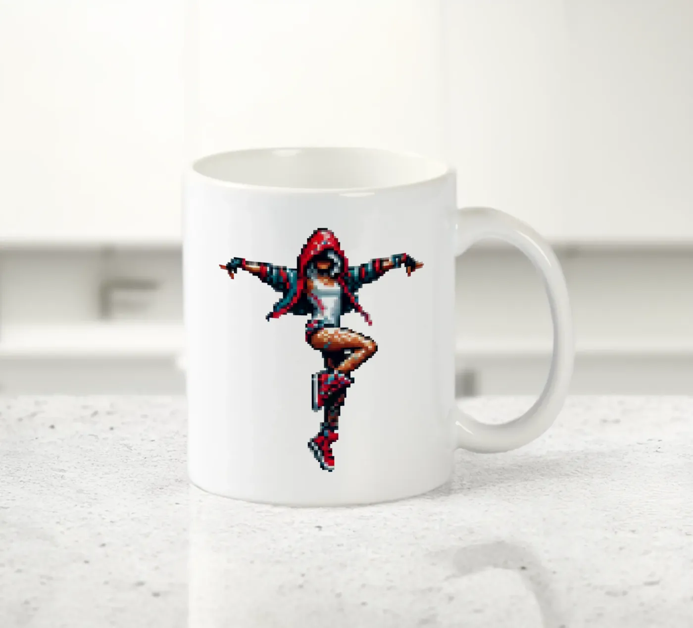 Dance - Pixelart ceramic mug by pixelart
