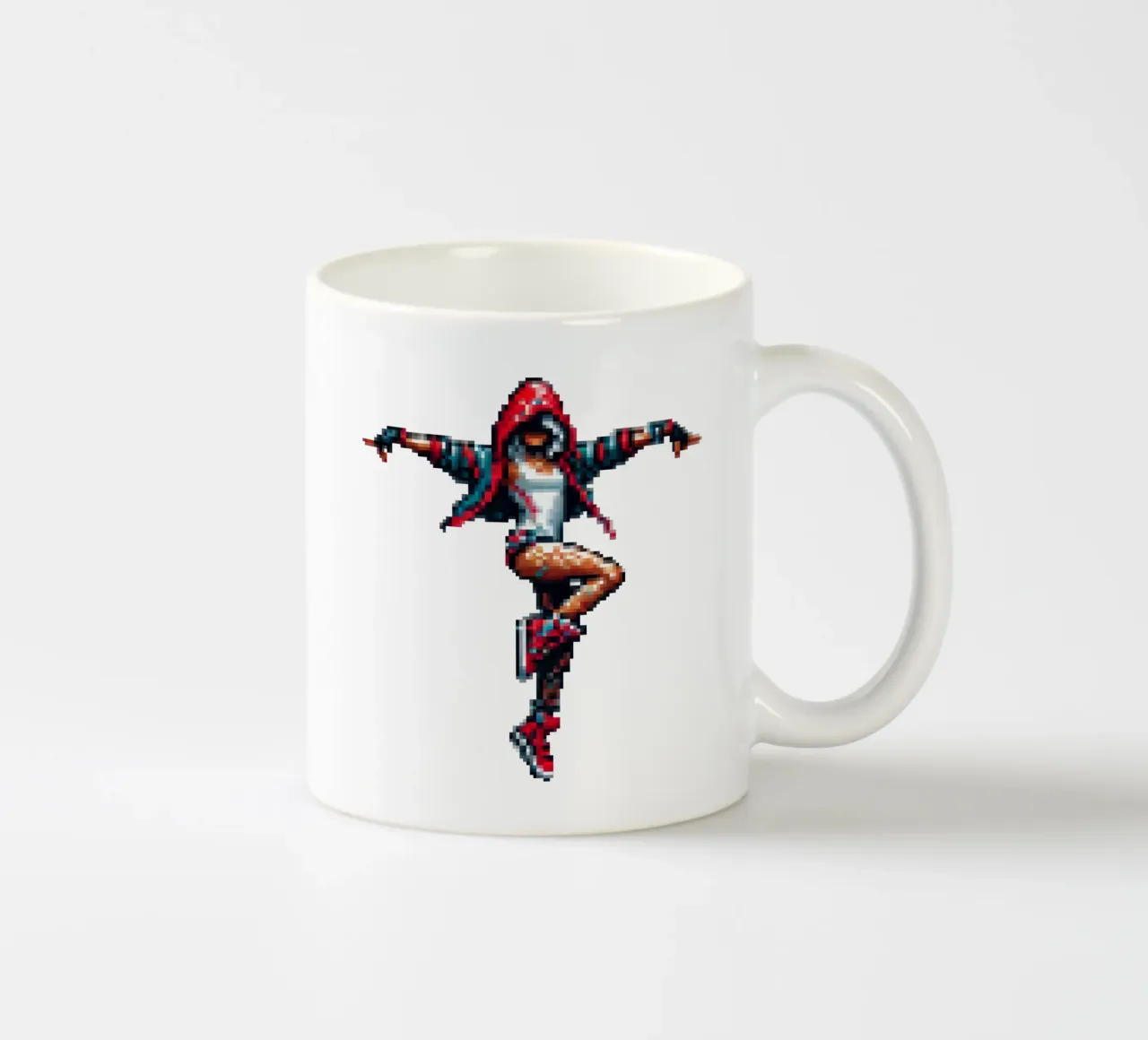 Tanz - Pixelart Keramik Tasse von pixelart